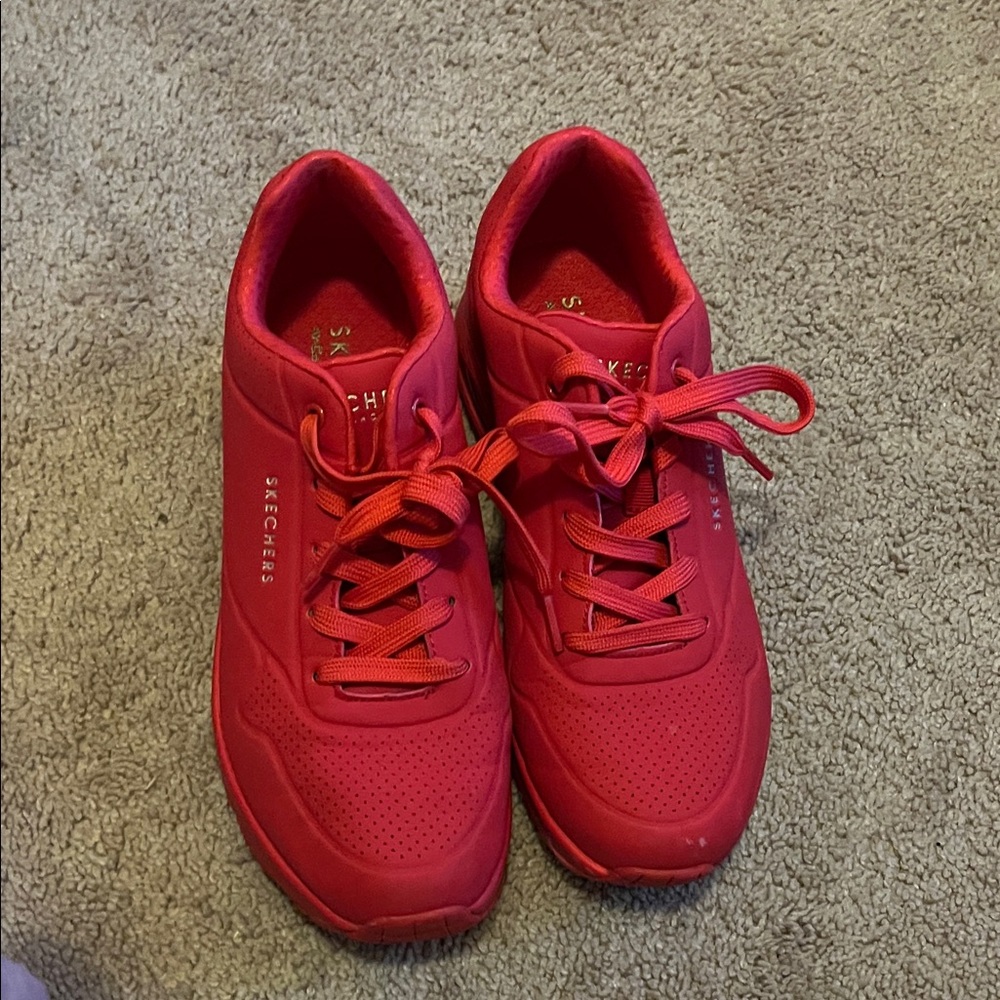 Skechers Bold Red Sneakers